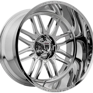 American Truxx – RESTLESS – Chrome – 20″x10″ -25mm – Summer Wheels – AT1915-2183C